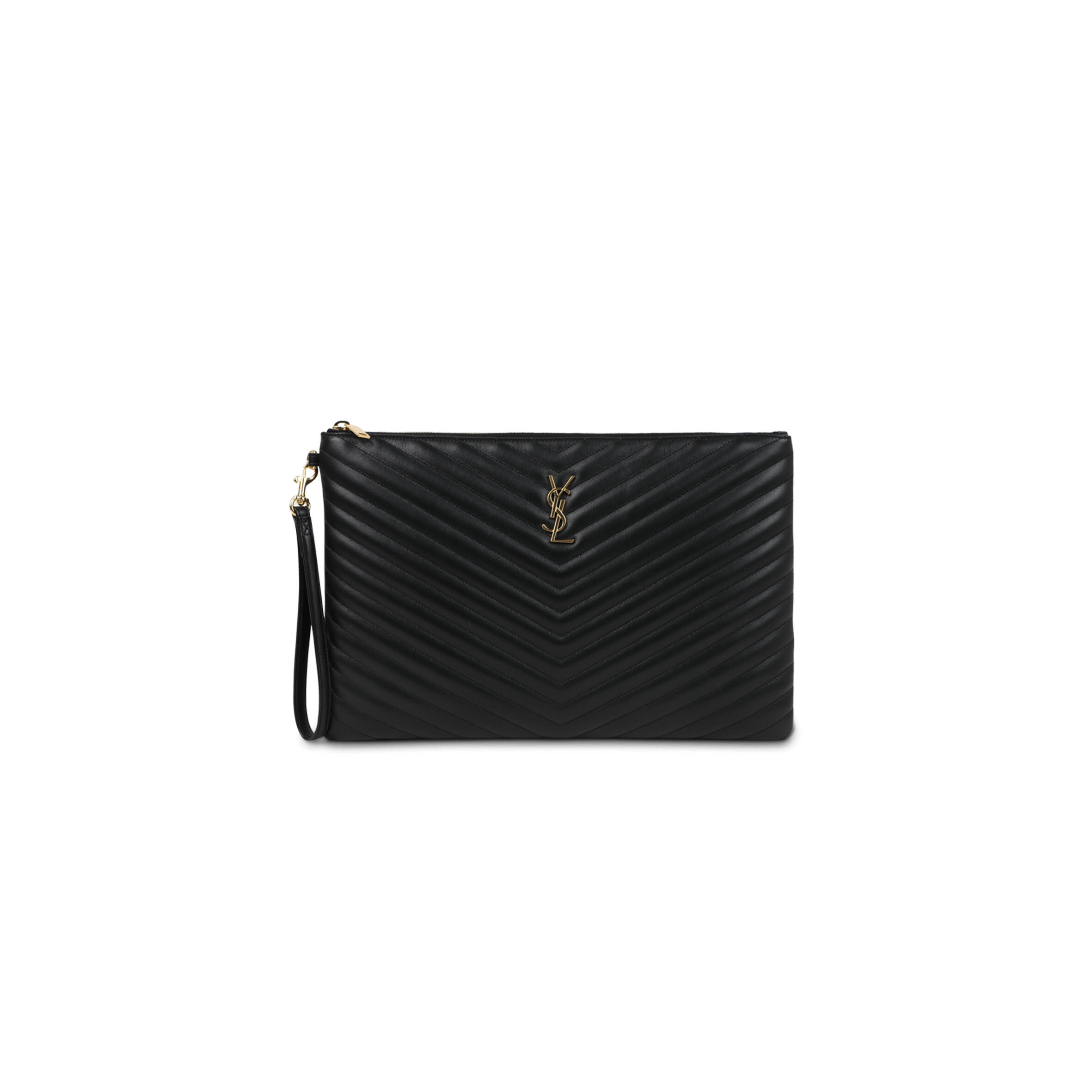 Y*L black quilted clutch 603601718 (36*24*2cm)